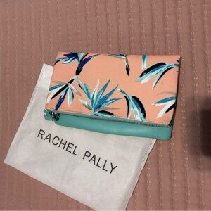 Rachel Pally Cream and Green Clutch